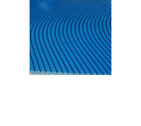 S-Line Corrugated Sheet, Normally surface of the PP hollow sheets have straight lines. But the new technology is making those lines on the sheets in S (wave) type style. It brings new look and mainly the strength of the sheet while avoiding the bending effects of the sheet.